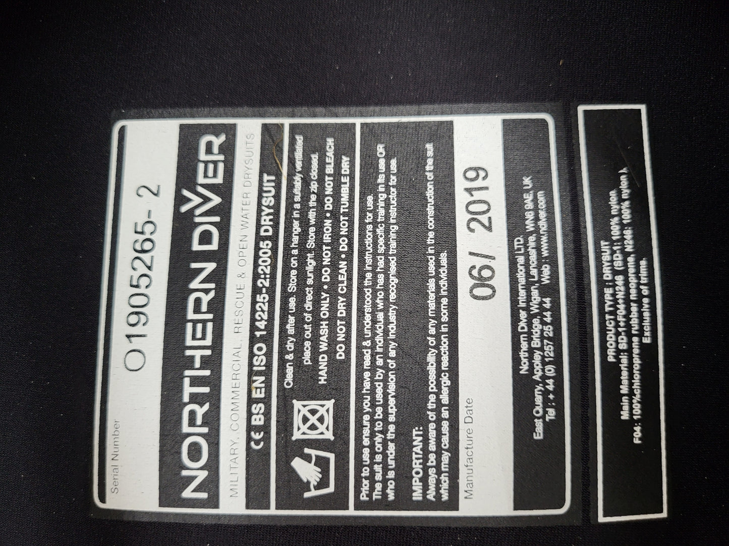 Northern Diver - Dive Master Drysuit - (Medium)