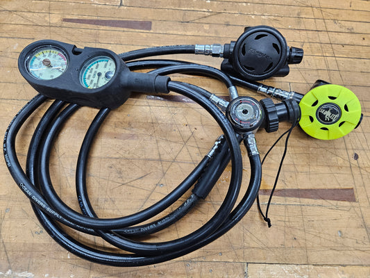 Juego de reguladores Zeagle Flathead XP (DIN)