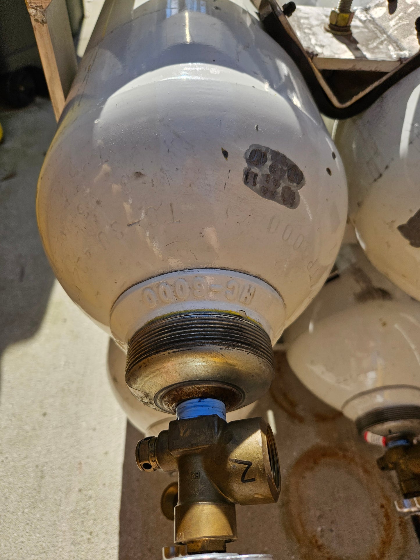 Botellas de almacenamiento de gas - 6000 y 4500 PSI