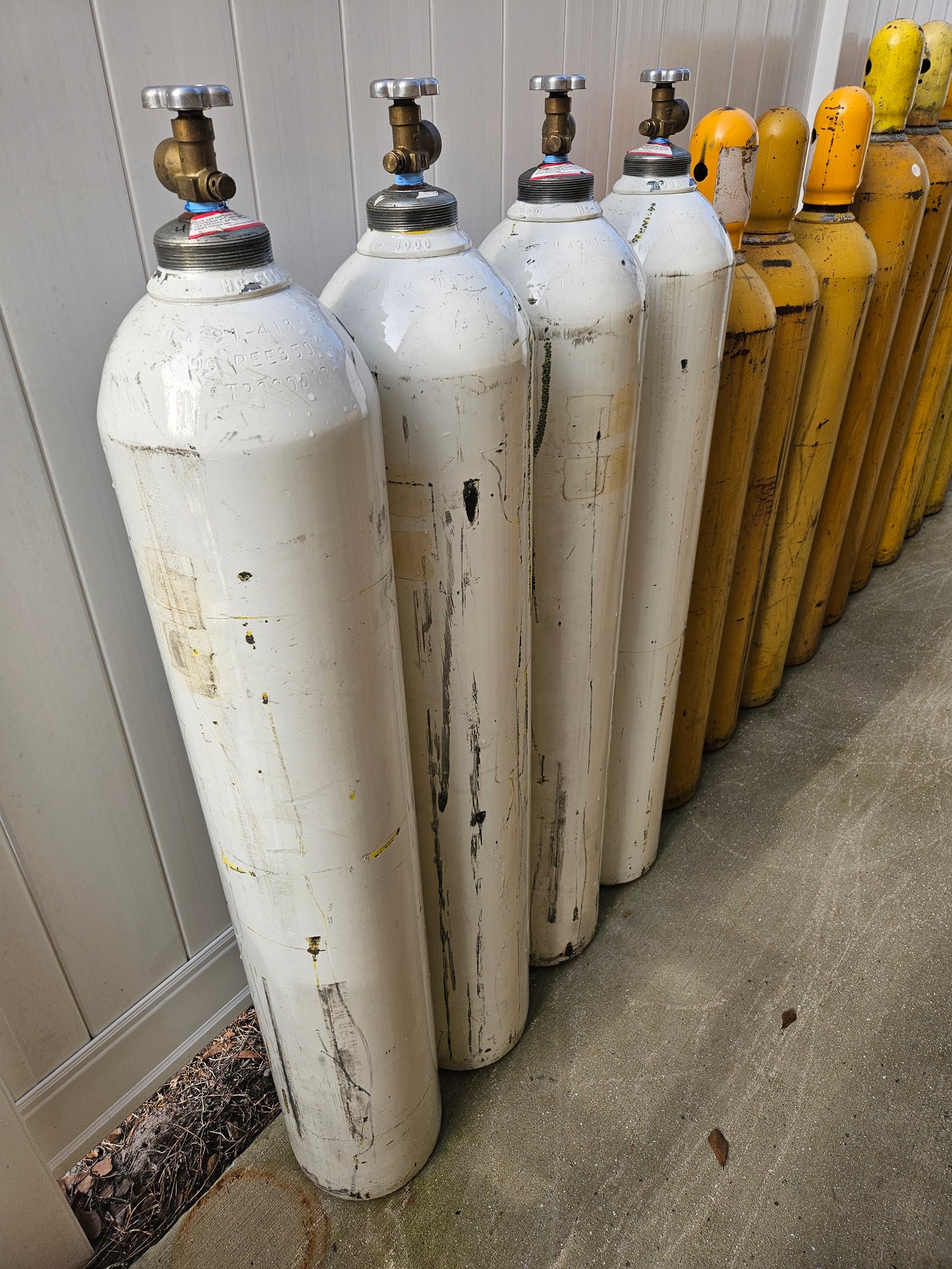 Botellas de almacenamiento de gas - 6000 y 4500 PSI