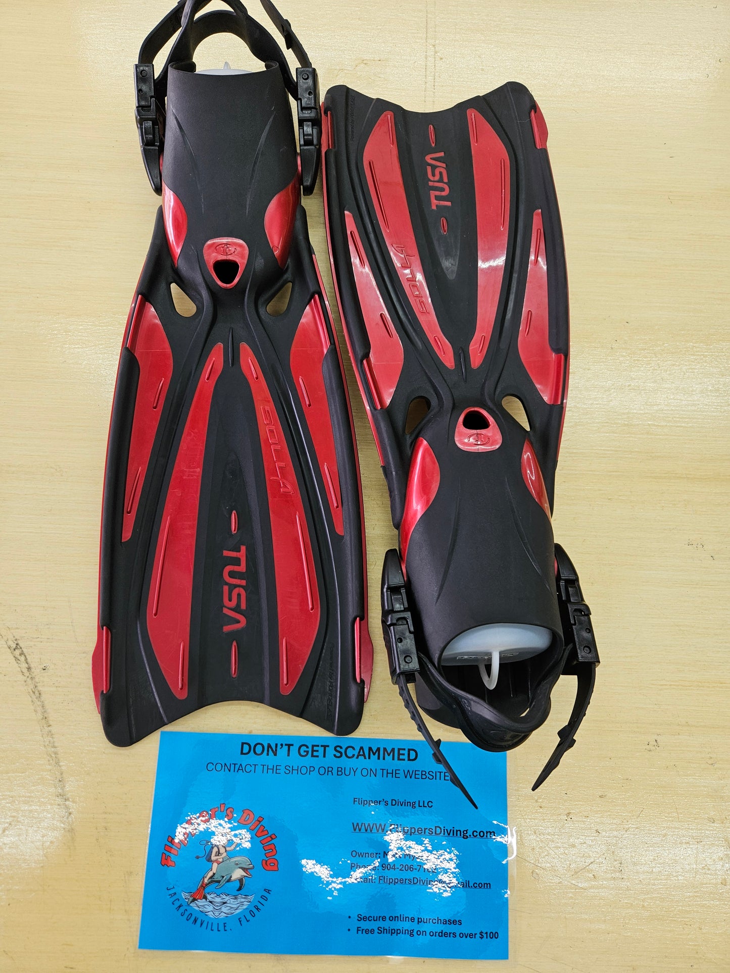 Tusa "Solla" Dive Fins (Small)