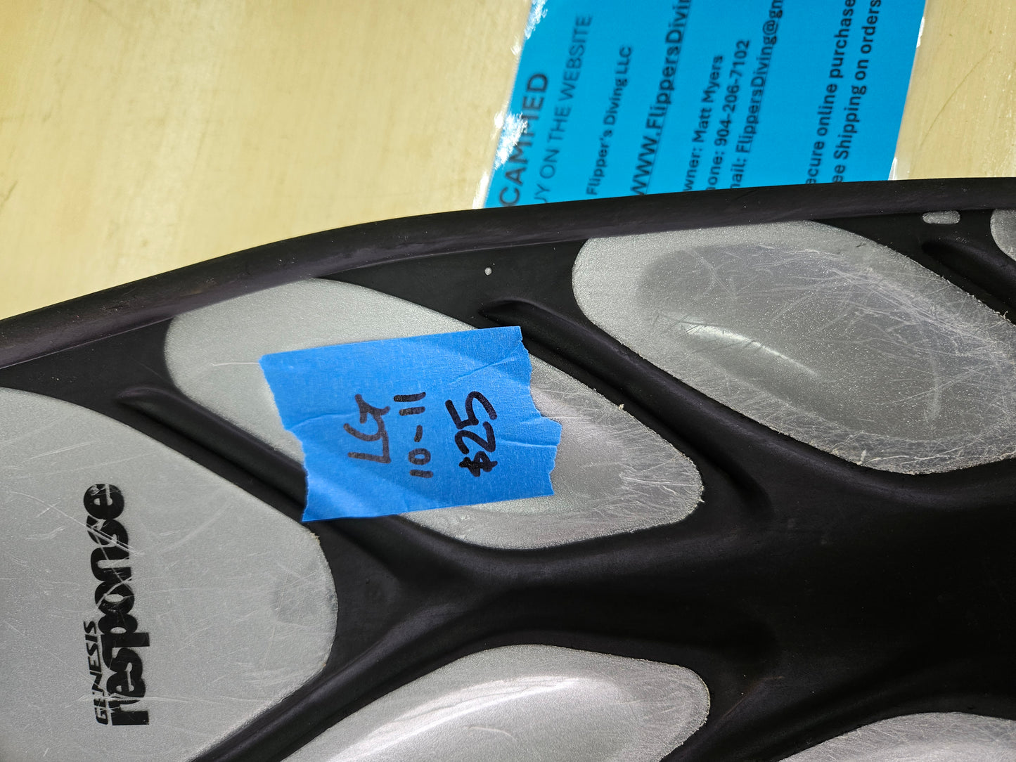 Genesis "Response" Fins (Regular 10-11)