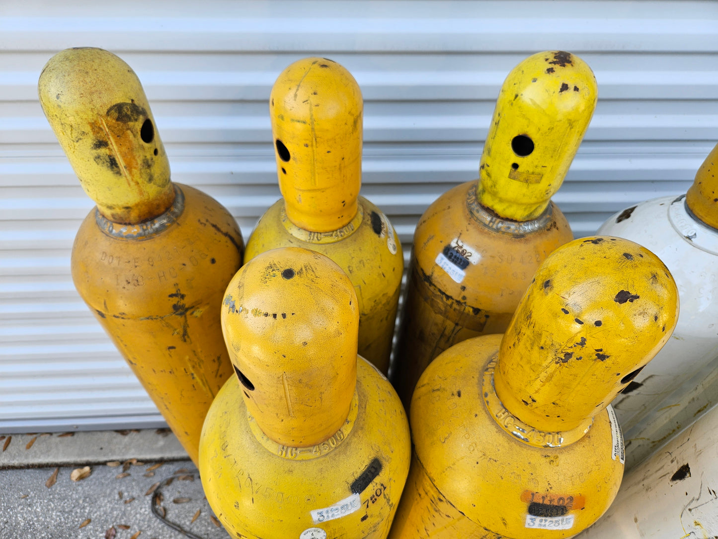 Botellas de almacenamiento de gas - 6000 y 4500 PSI