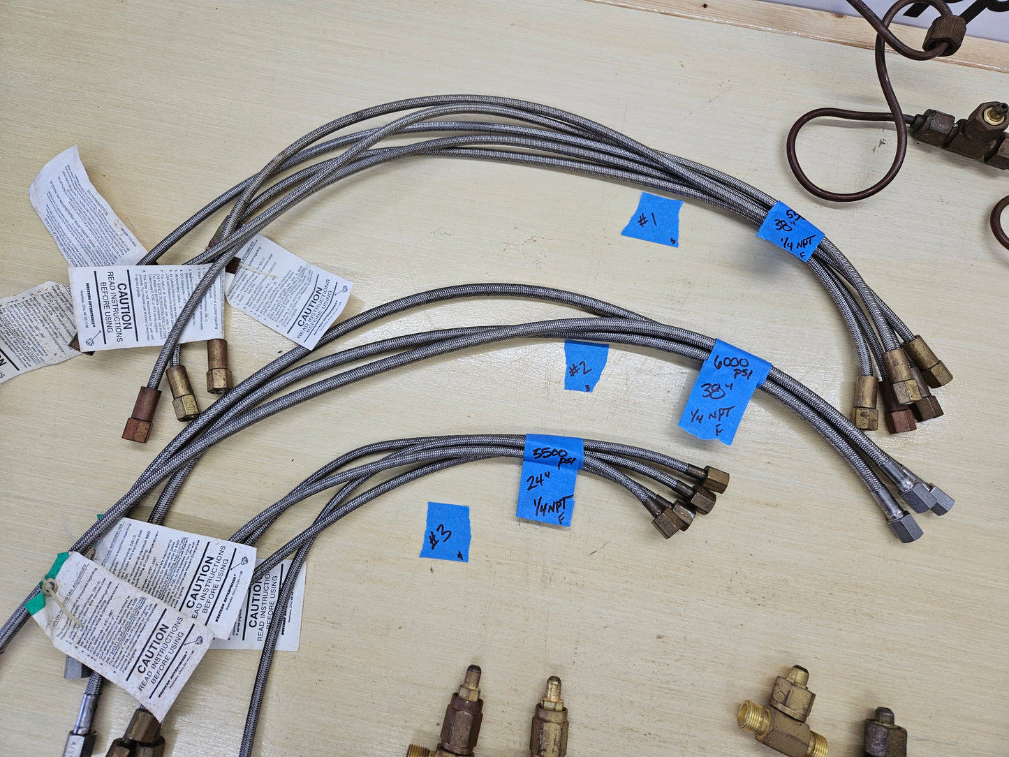 HP Fill Station Fittings and Hoses