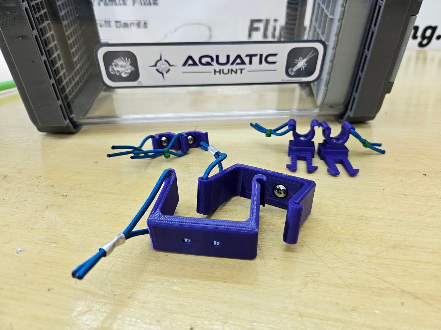 Lionfish Container Lobster Snare and Speargun Clips