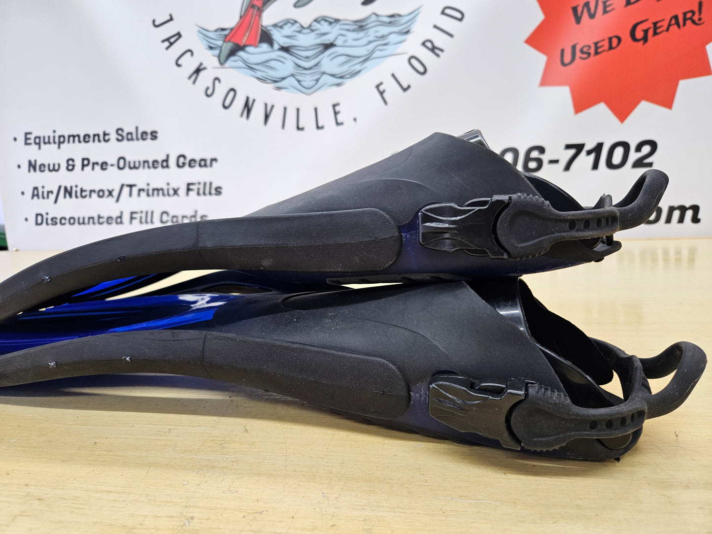 Edge "Flex" Dive Fins (LARGE)