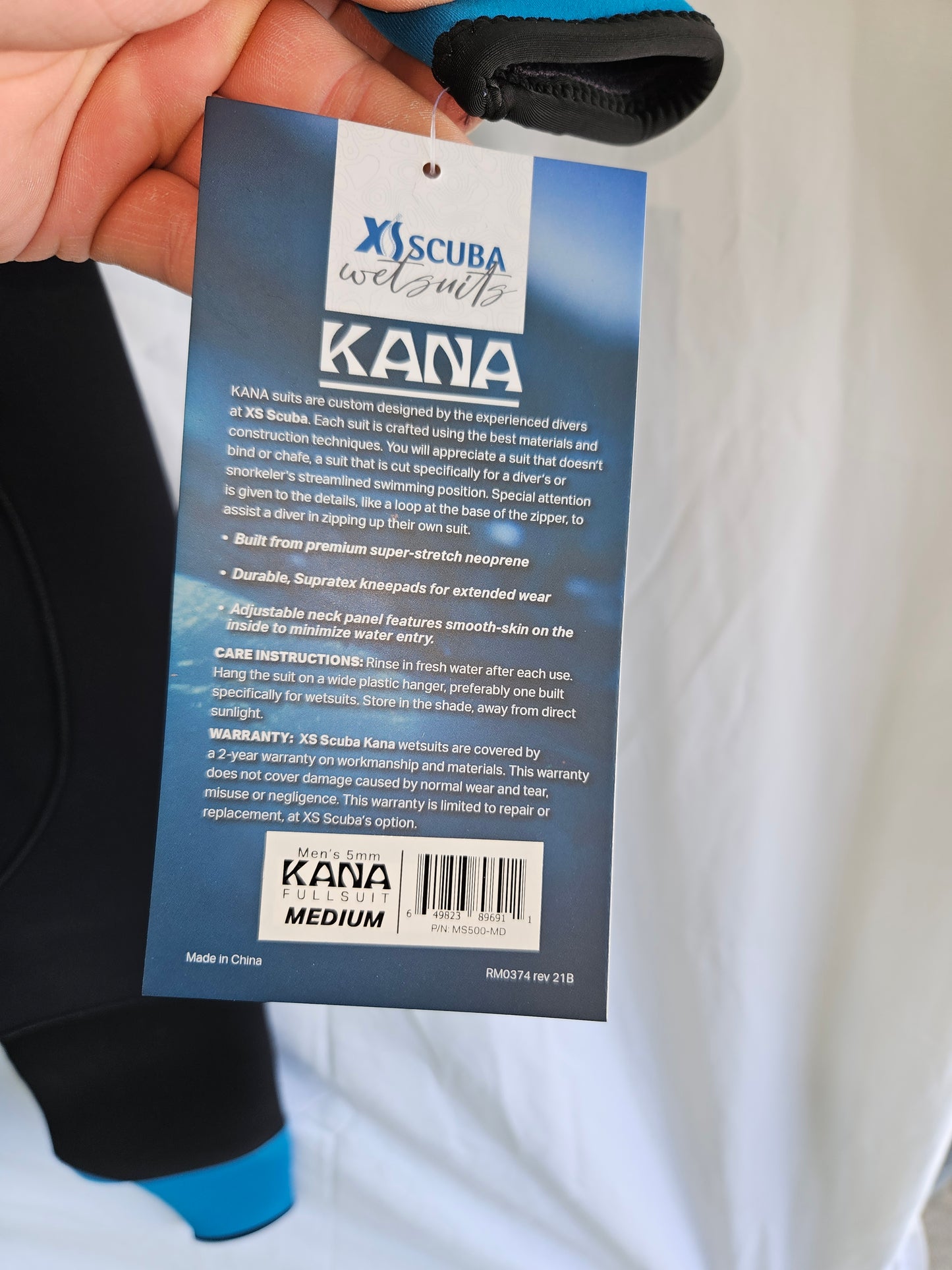 XS Scuba "Kana" 5mm Wetsuit (Used) - MEDIUM
