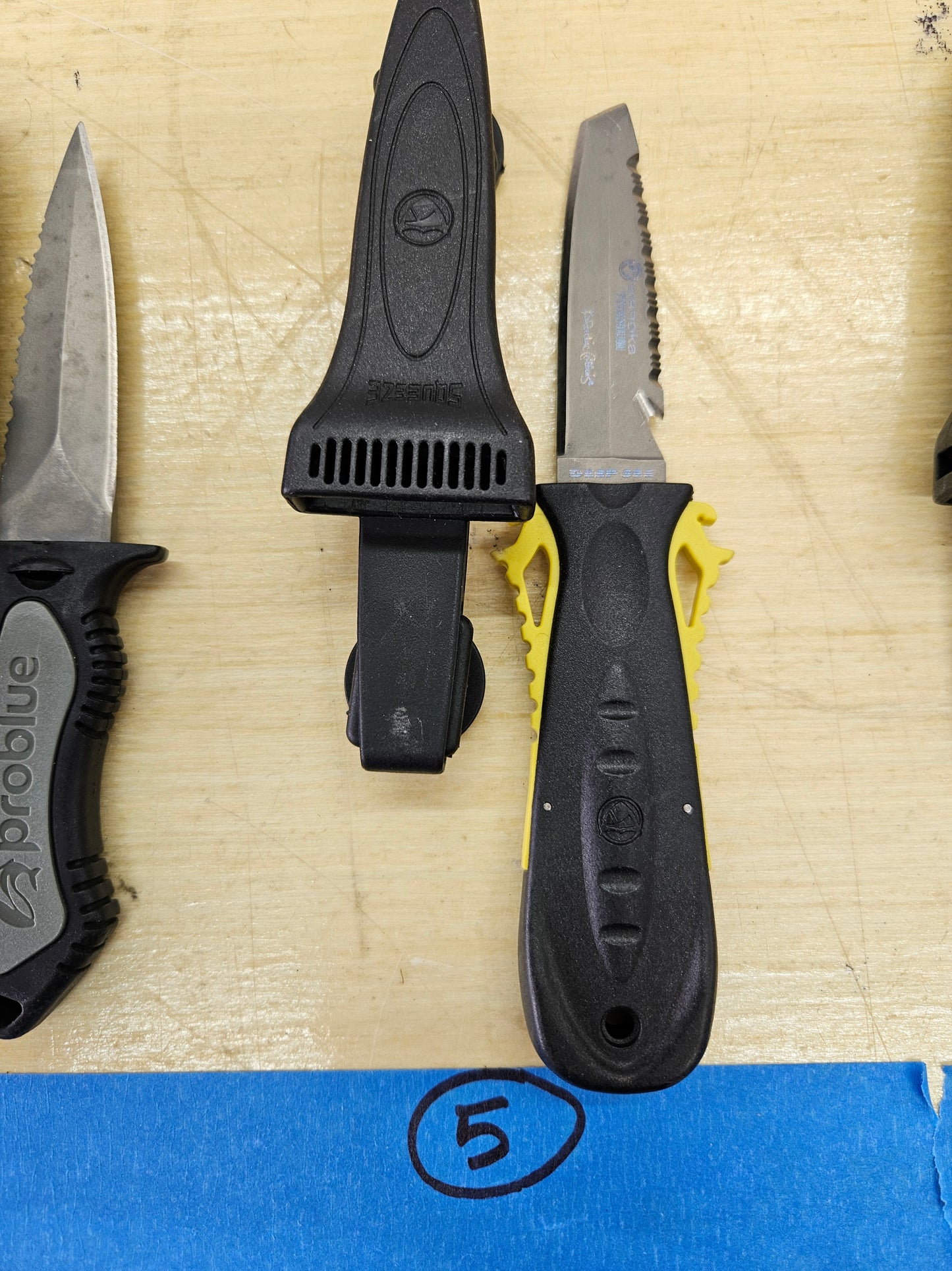 Diver's Knives and Tools