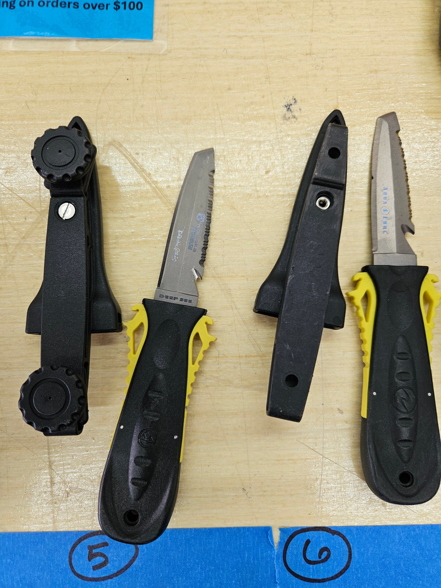 Diver's Knives and Tools