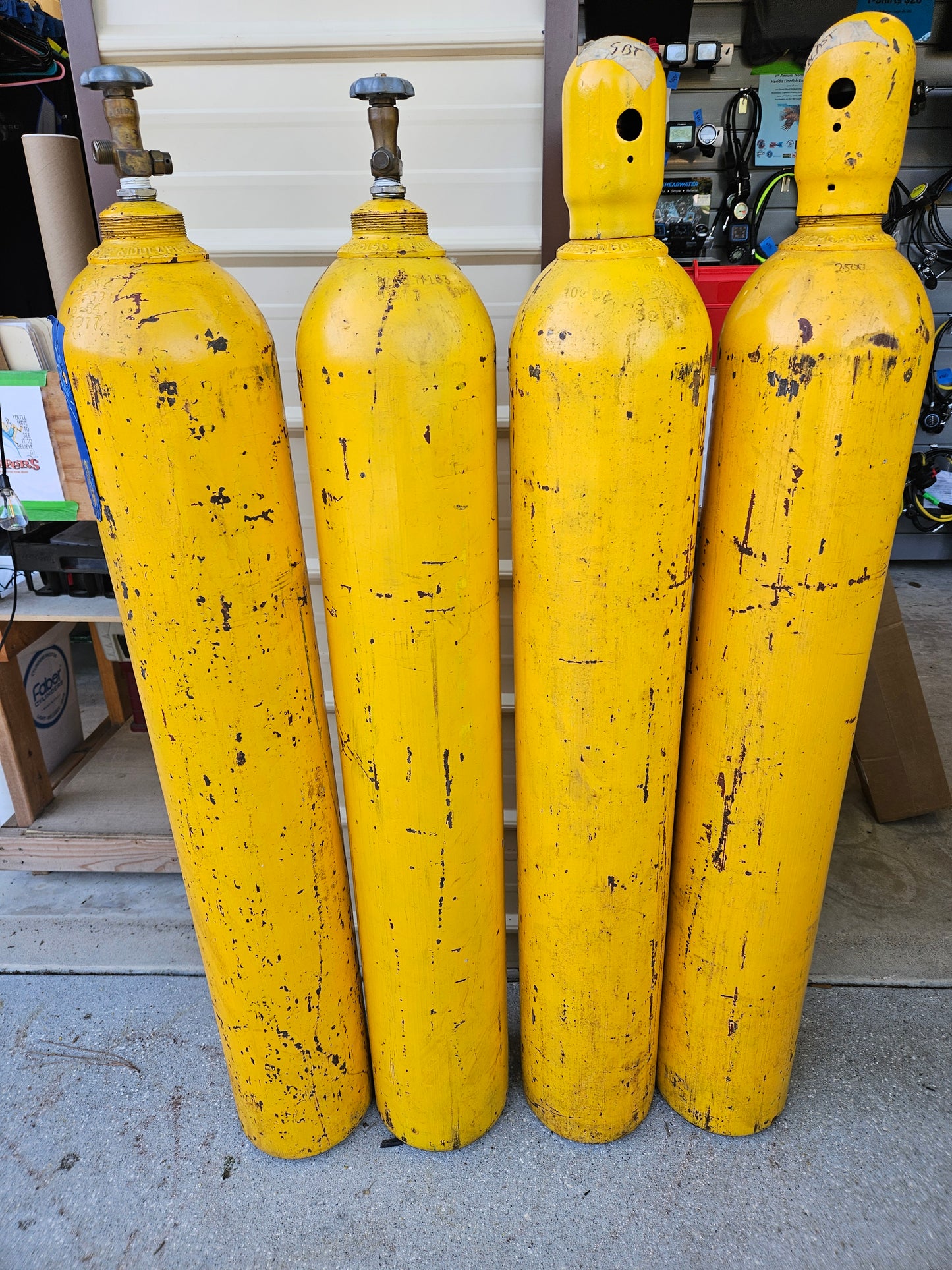 200cf gas storage bottles