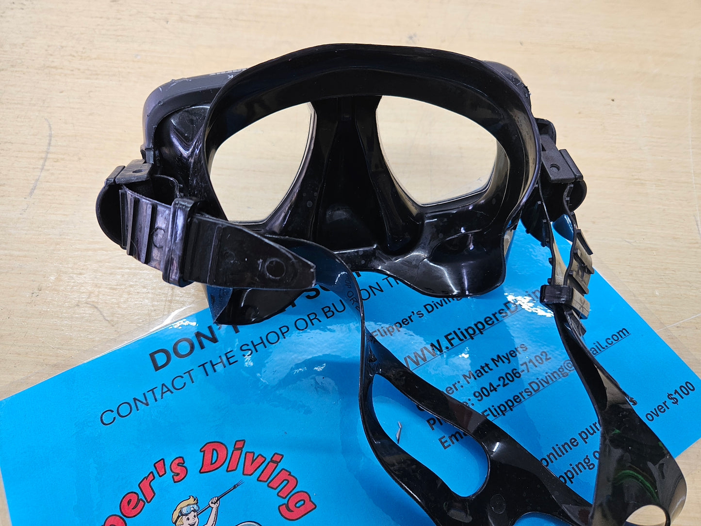 Mares "Tech Black Seta" Mask w/RX