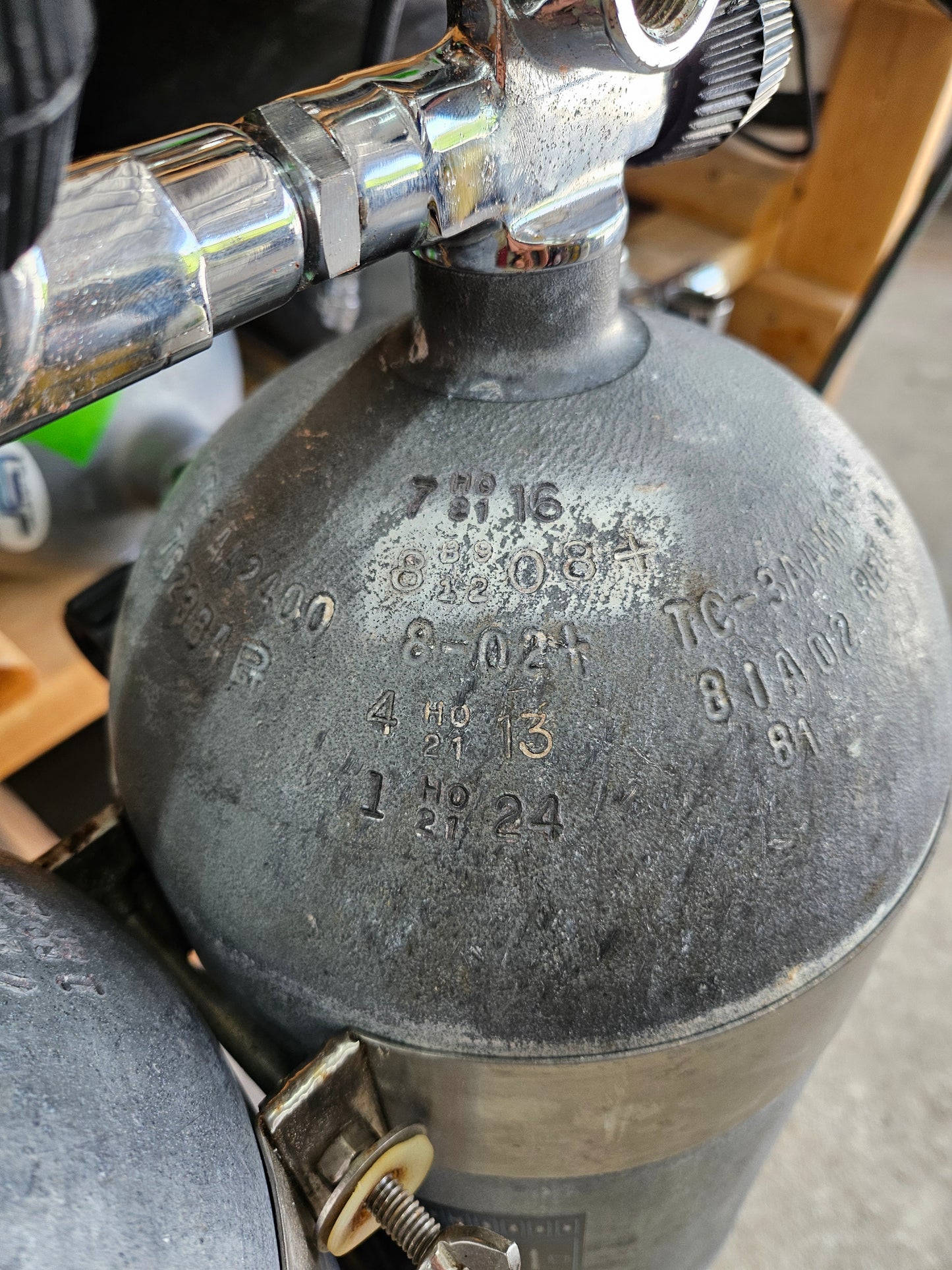 PST LP104 Steel Cylinders - Doubled