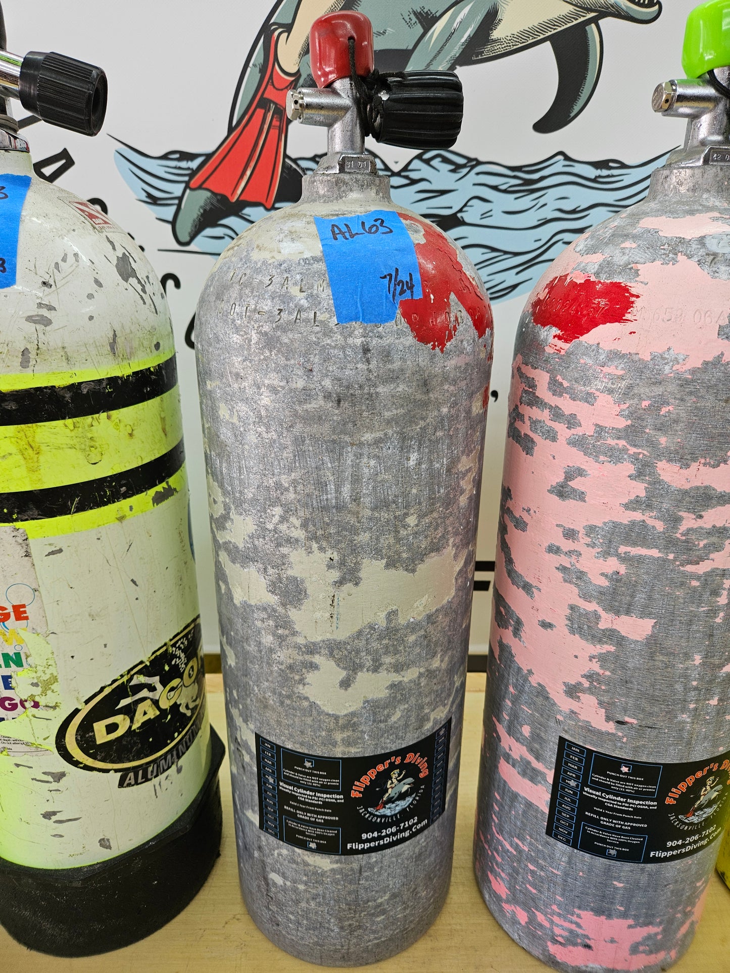 Aluminum 63 - AL63 Scuba Cylinders