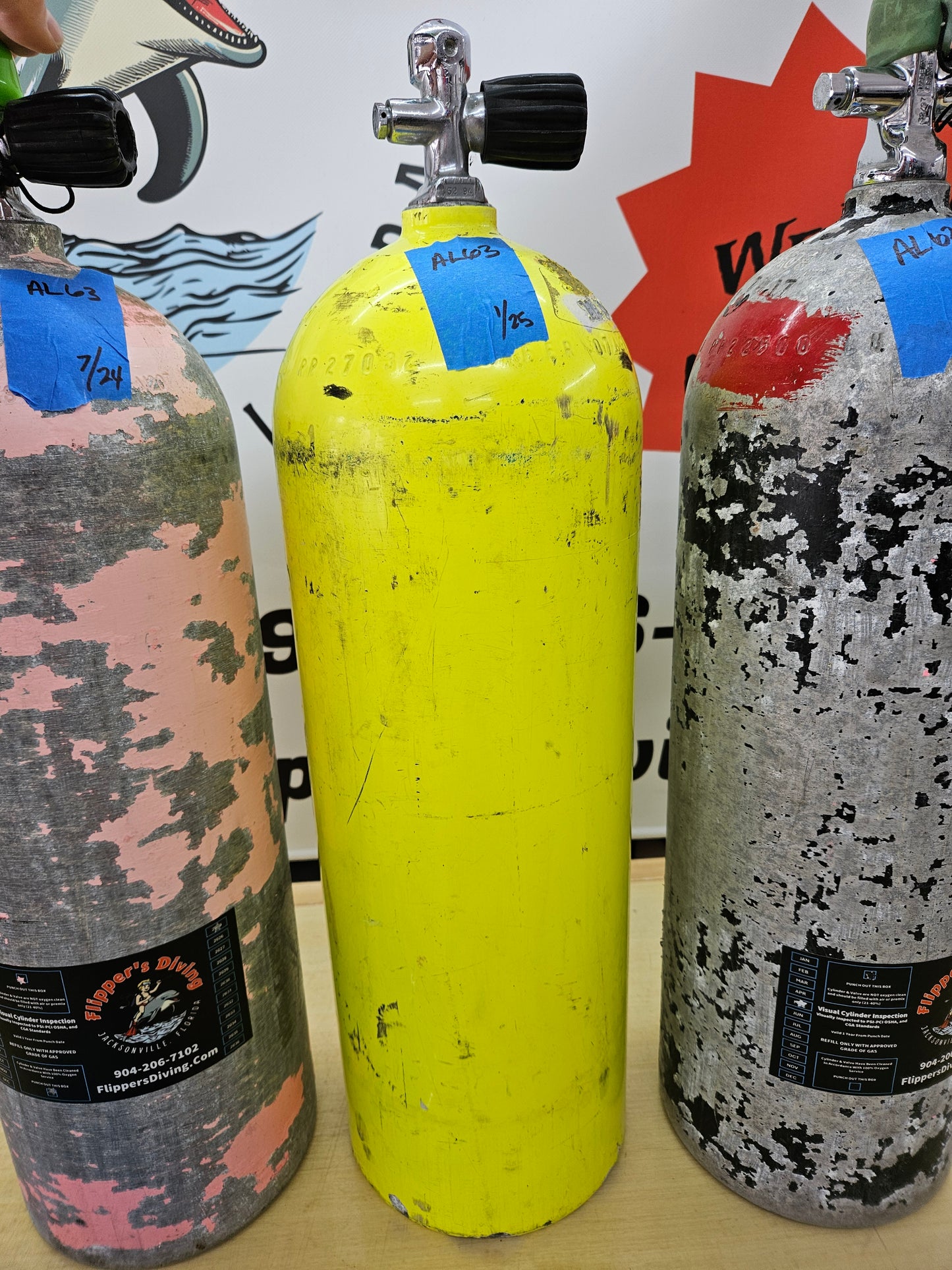 Aluminum 63 - AL63 Scuba Cylinders