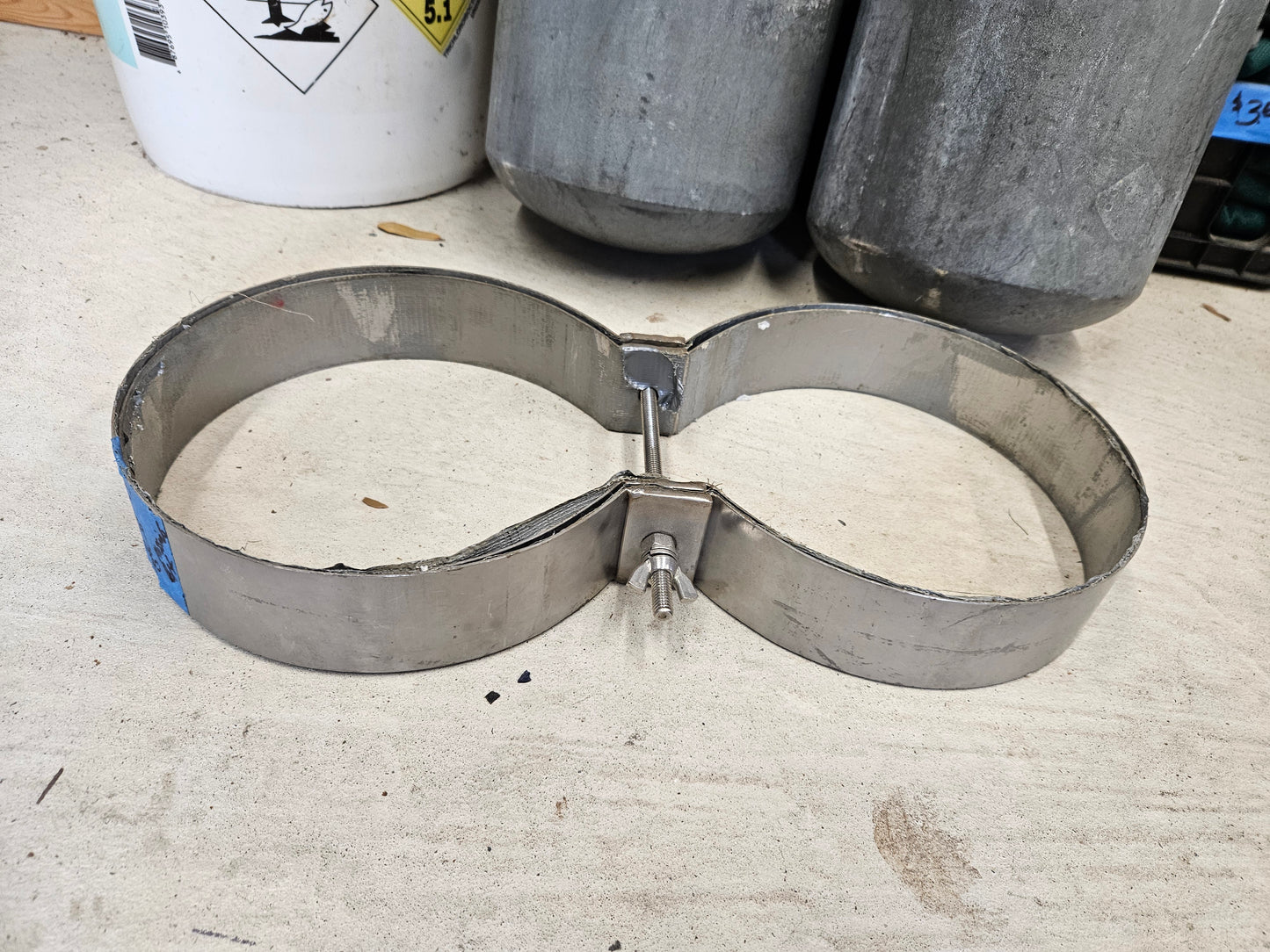 8" Stainless Steel Tank Bands