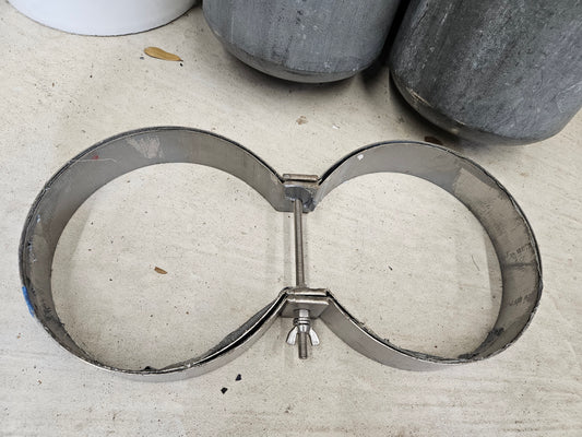 8" Stainless Steel Tank Bands