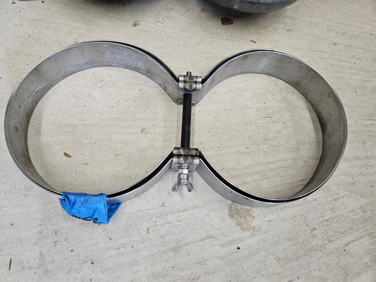 OMS 8" Stainless Steel Tank Bands