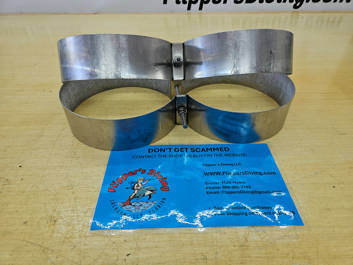 8" Stainless Steel Tank Bands