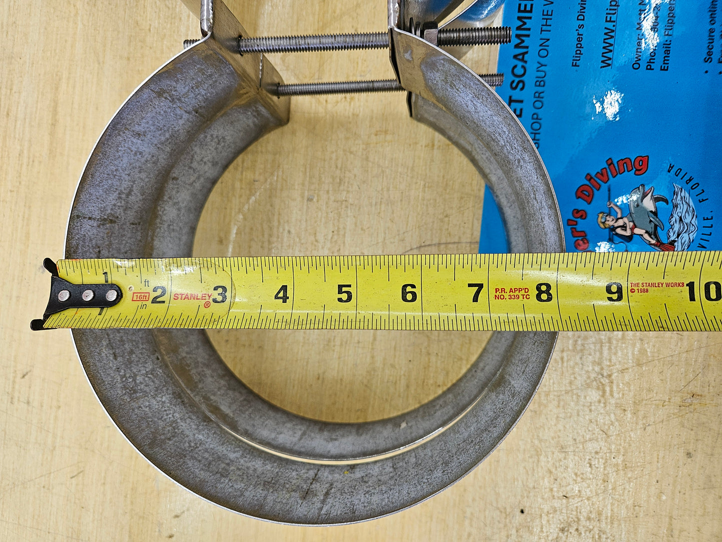 8" Stainless Steel Tank Bands