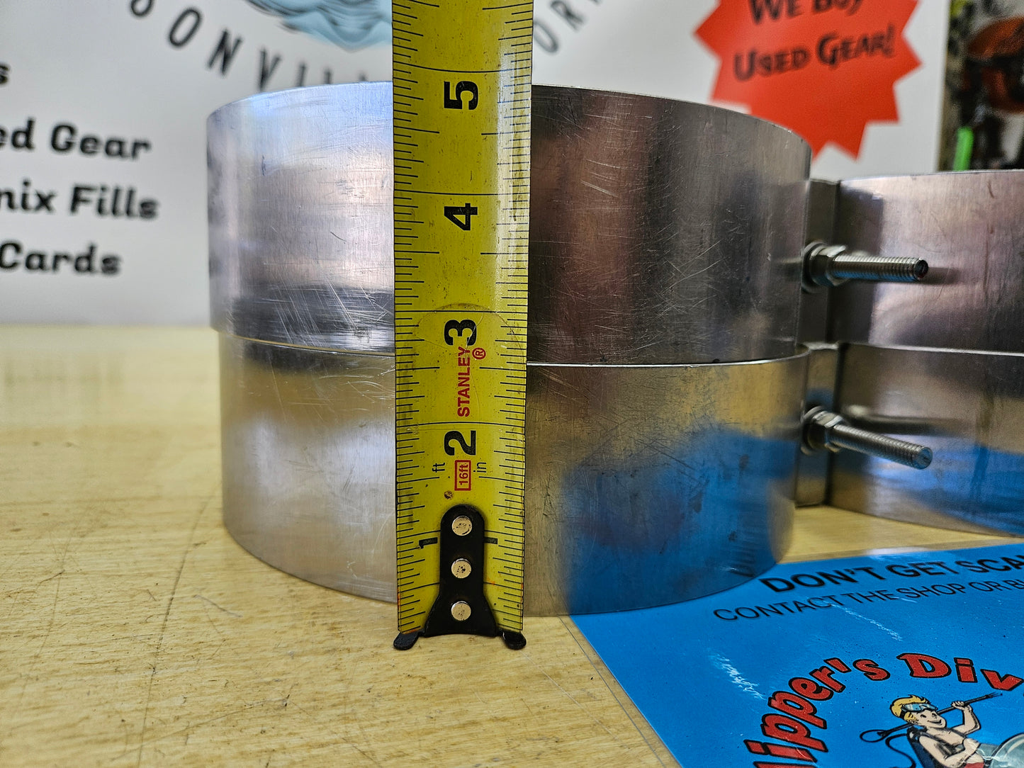 8" Stainless Steel Tank Bands