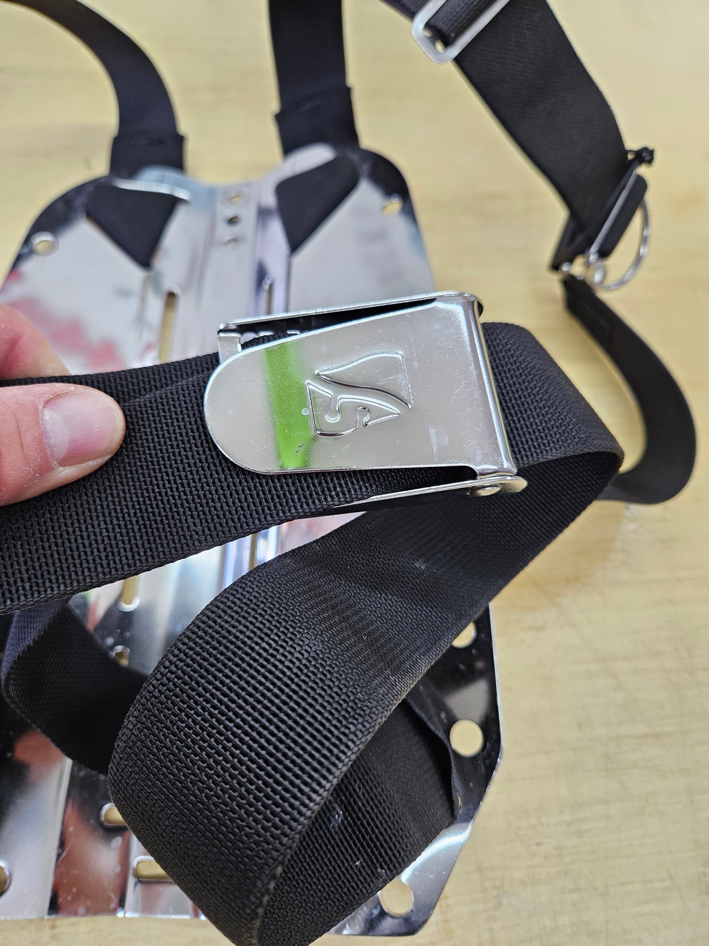 Hollis Stainless Steel Backplate & Harness