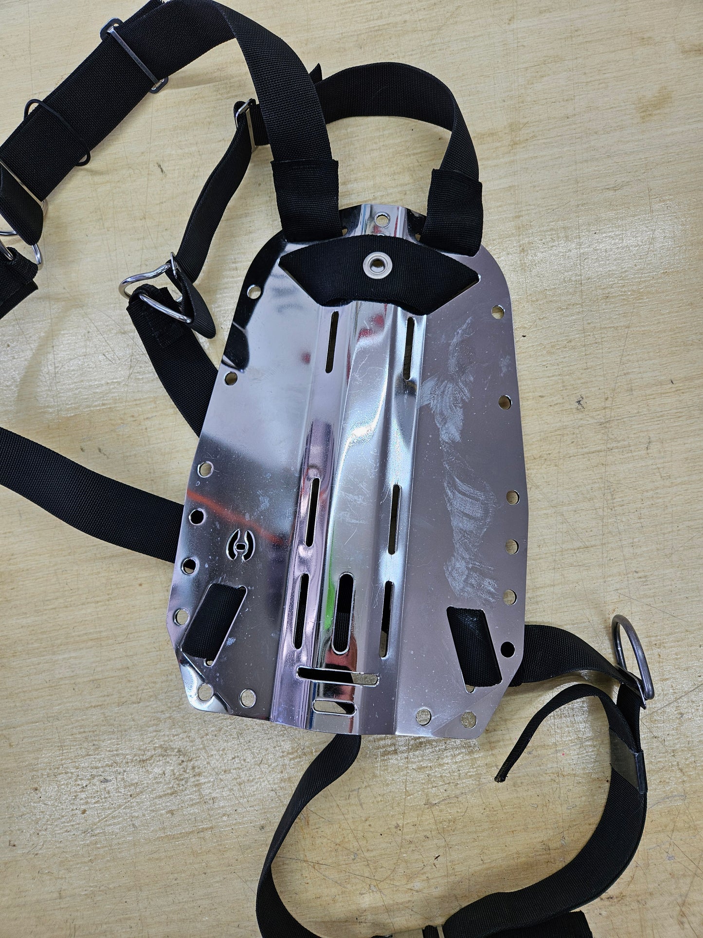 Hollis Stainless Steel Backplate & Harness