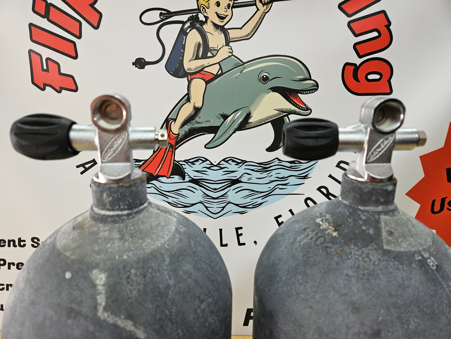 PST LP95 Steel Scuba Cylinders