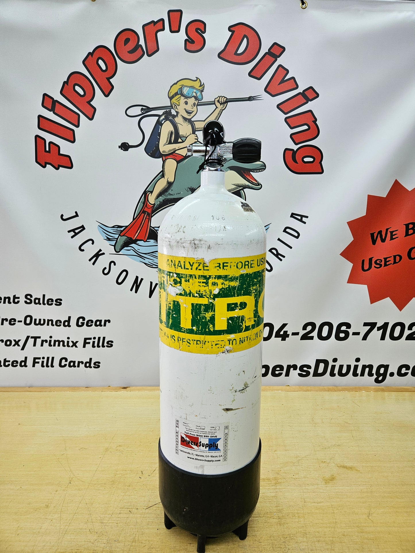 Faber HP100 Steel Scuba Cylinder