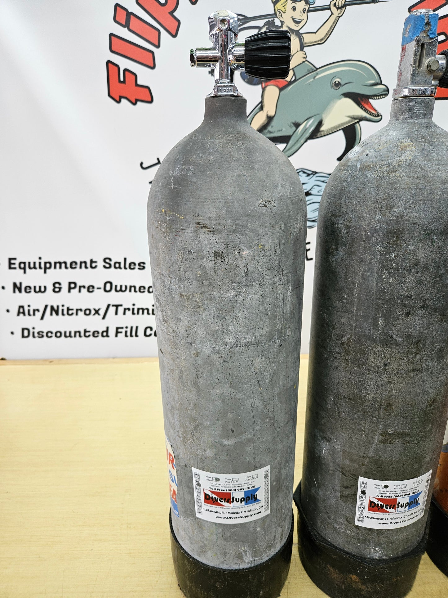 Steel LP72 Scuba Cylinders