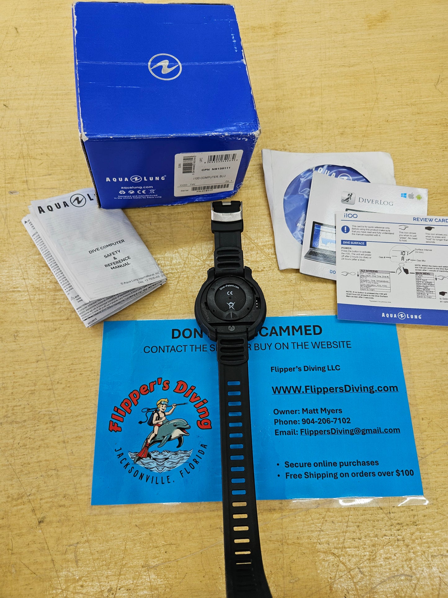 Aqualung i100 Dive Computer