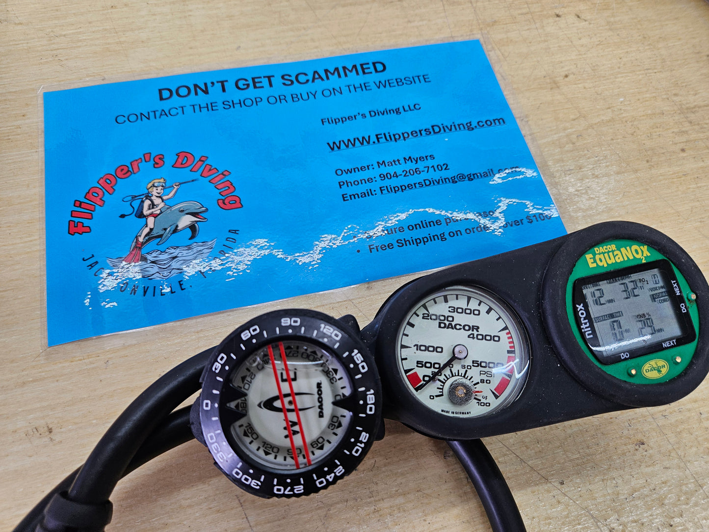 Dacor EquaNOx Dive Computer Console