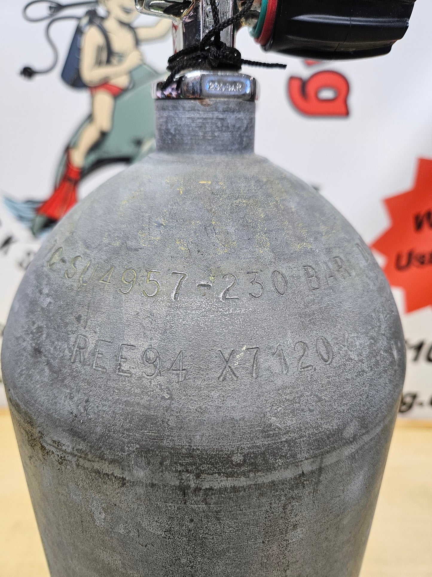 Worthington Steel HP120 Scuba Cylinder