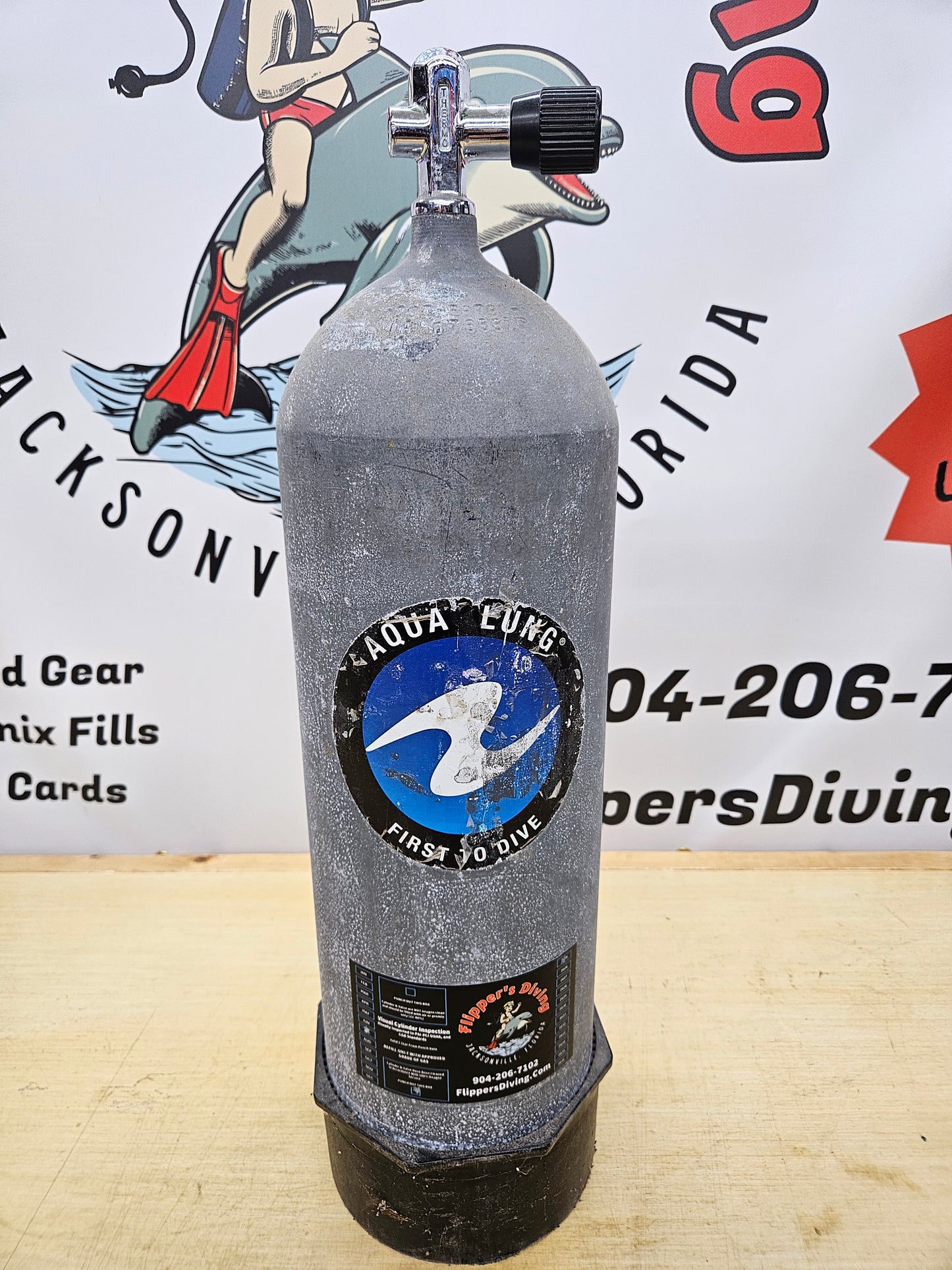 PST HP100 Galvanized Scuba Cylinder