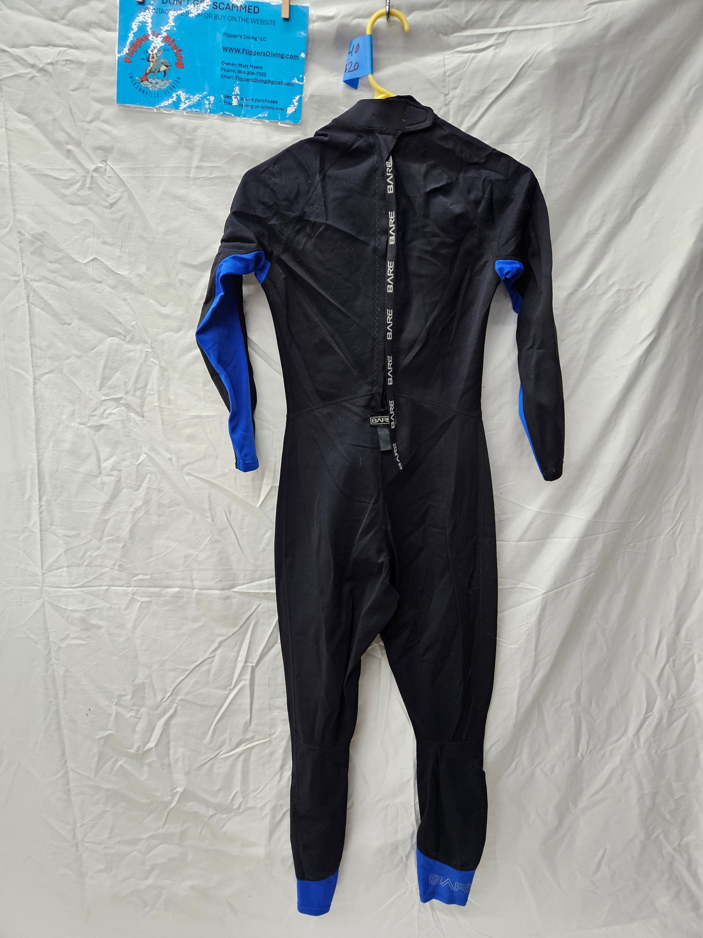 Bare Tropical .5mm Dive Skin (Size 9-10)