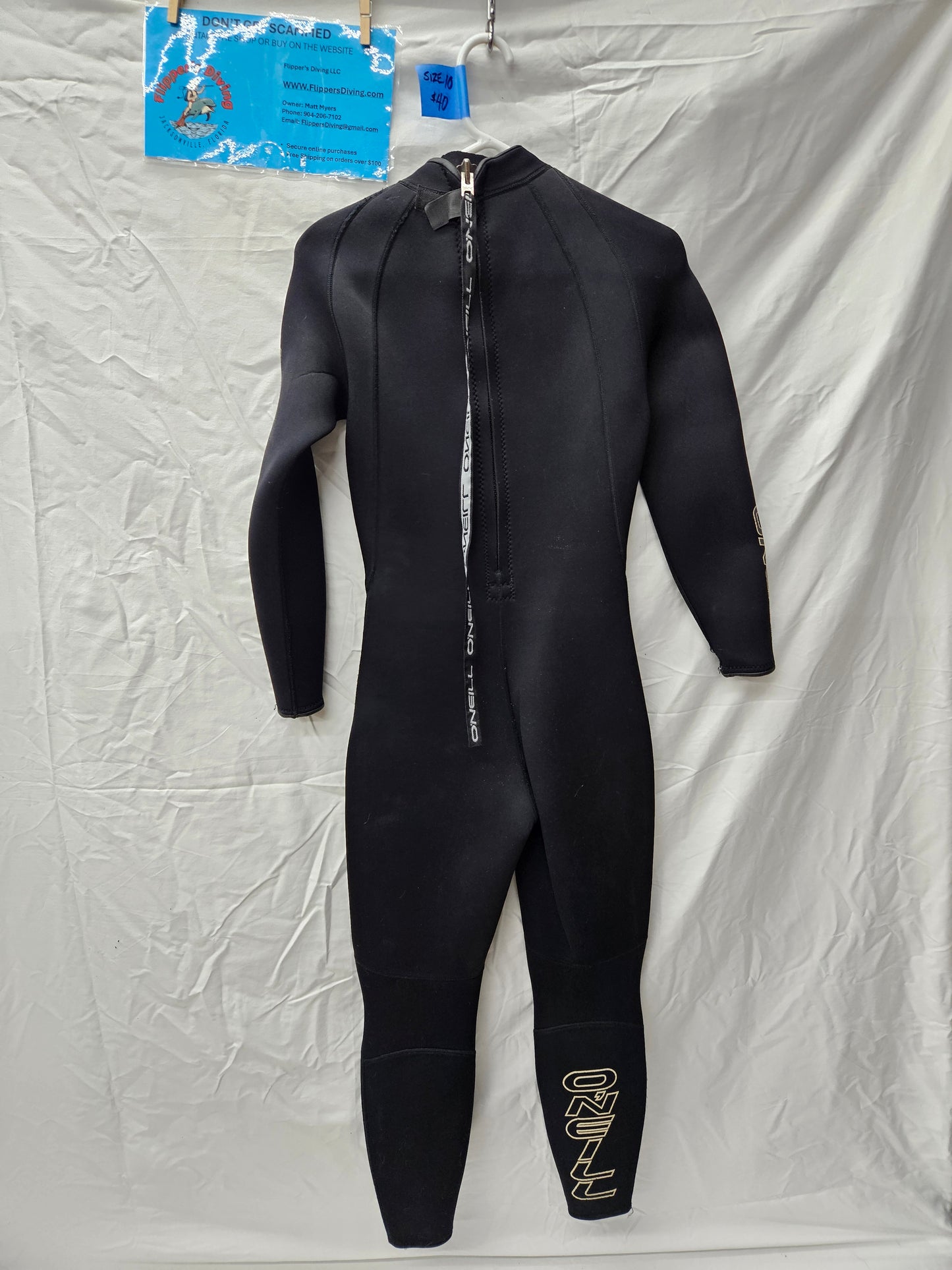 O'neil 3mm Wetsuit (Size 10)