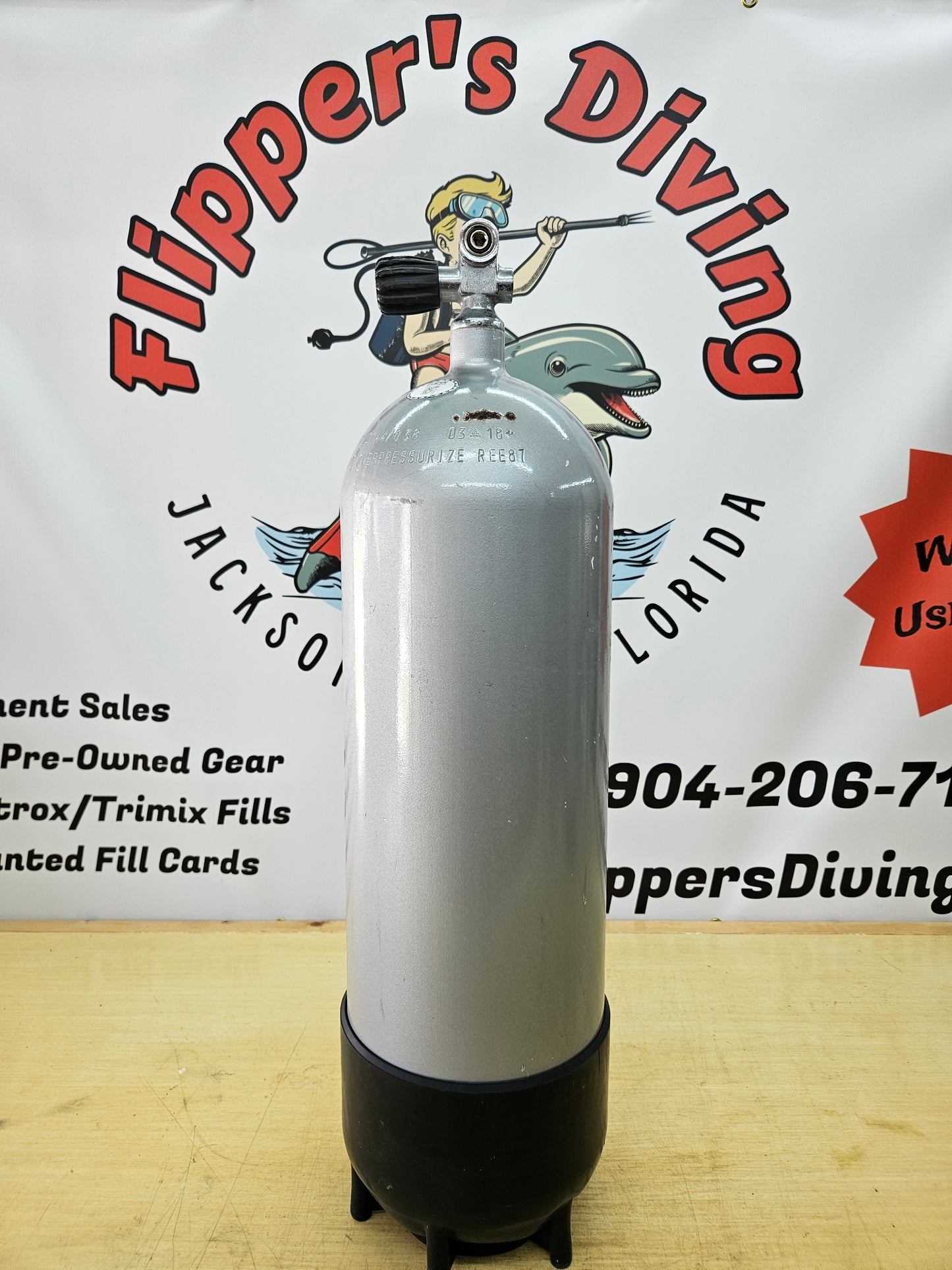 Faber LP108 Steel Scuba Cylinder