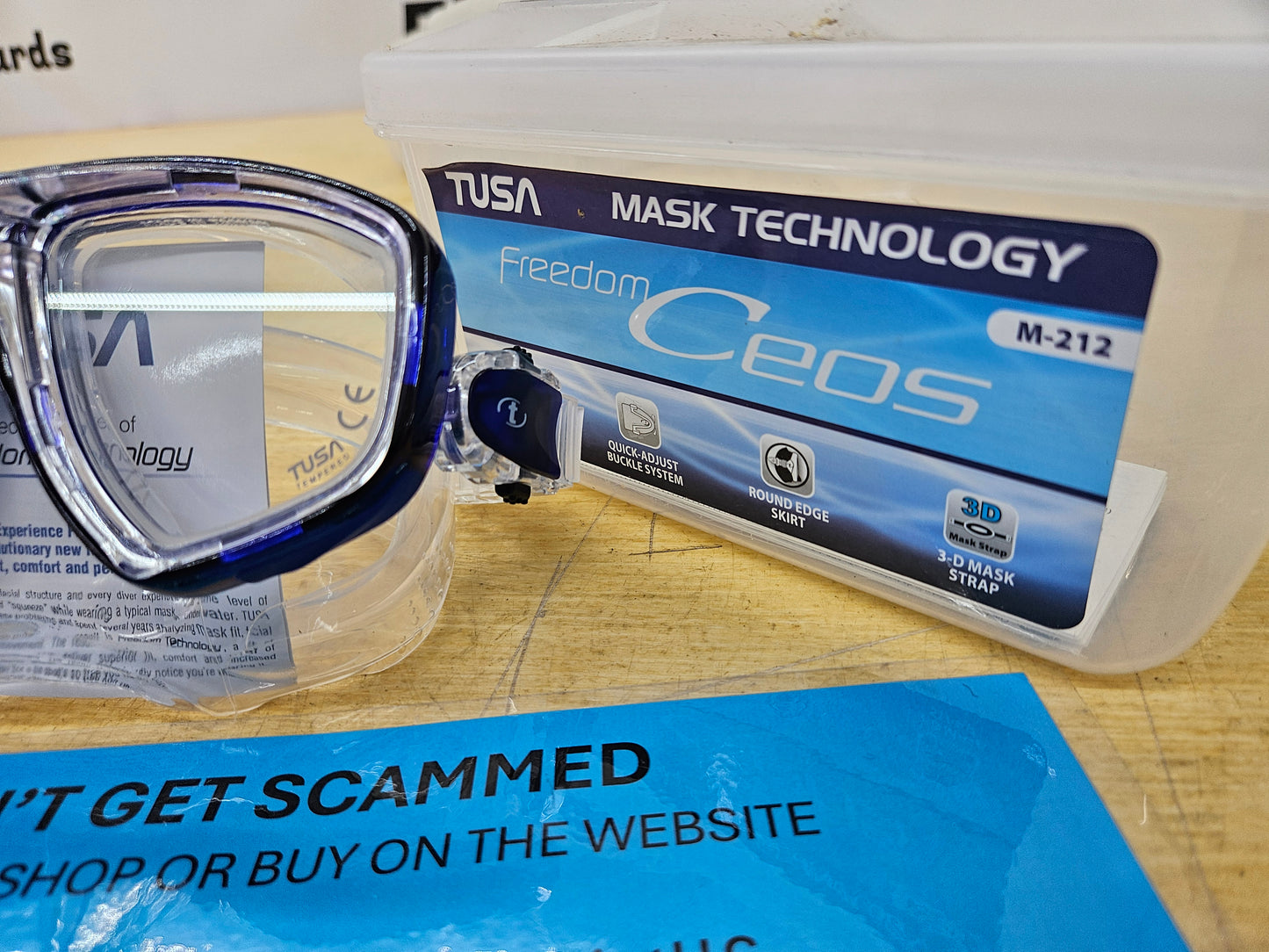 Tusa "Freedom Ceos" dive mask