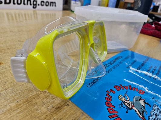 Tusa Freedom Ceos Liberator Plus Dive Mask (Yellow)