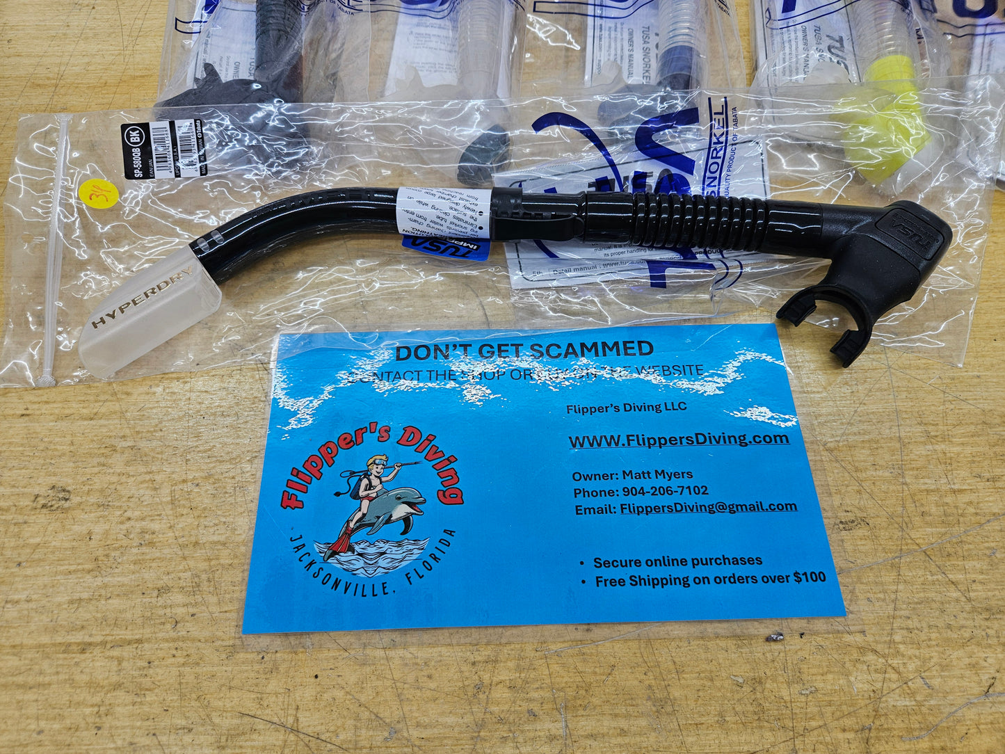 Tusa Hyperdry Snorkel