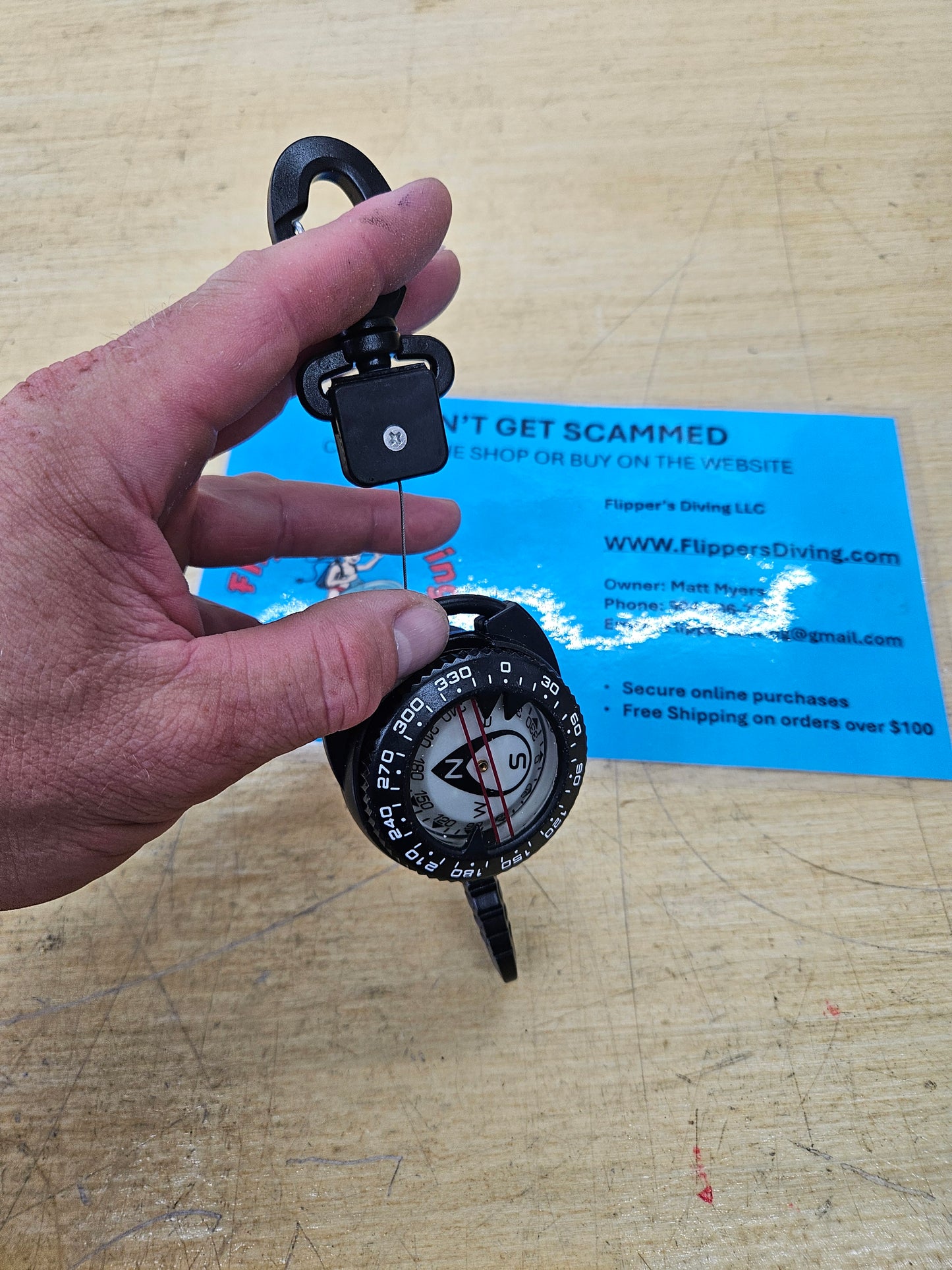 Retractable Compass