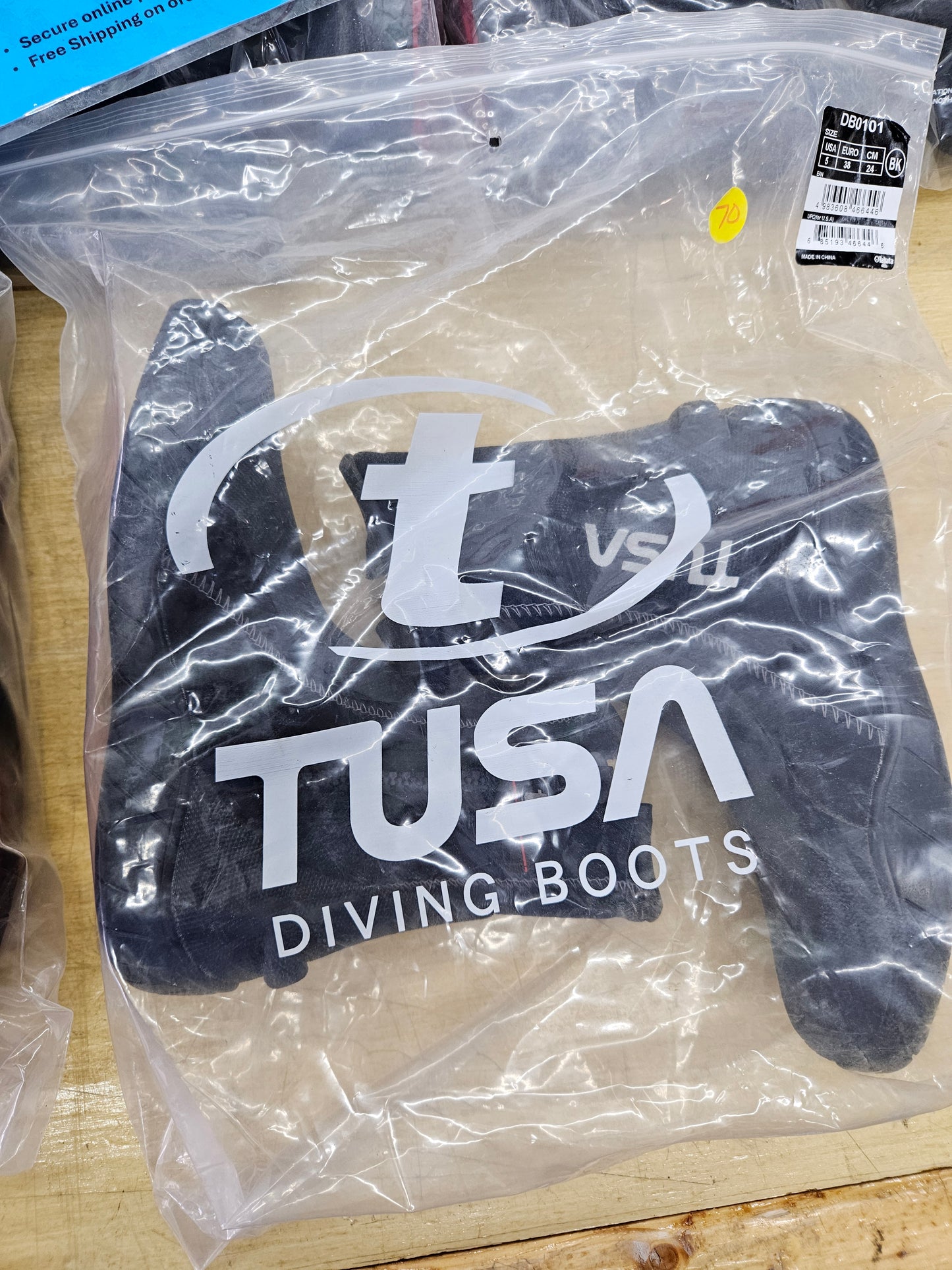 Tusa High Top Dive Boots *NEW OLD STOCK*