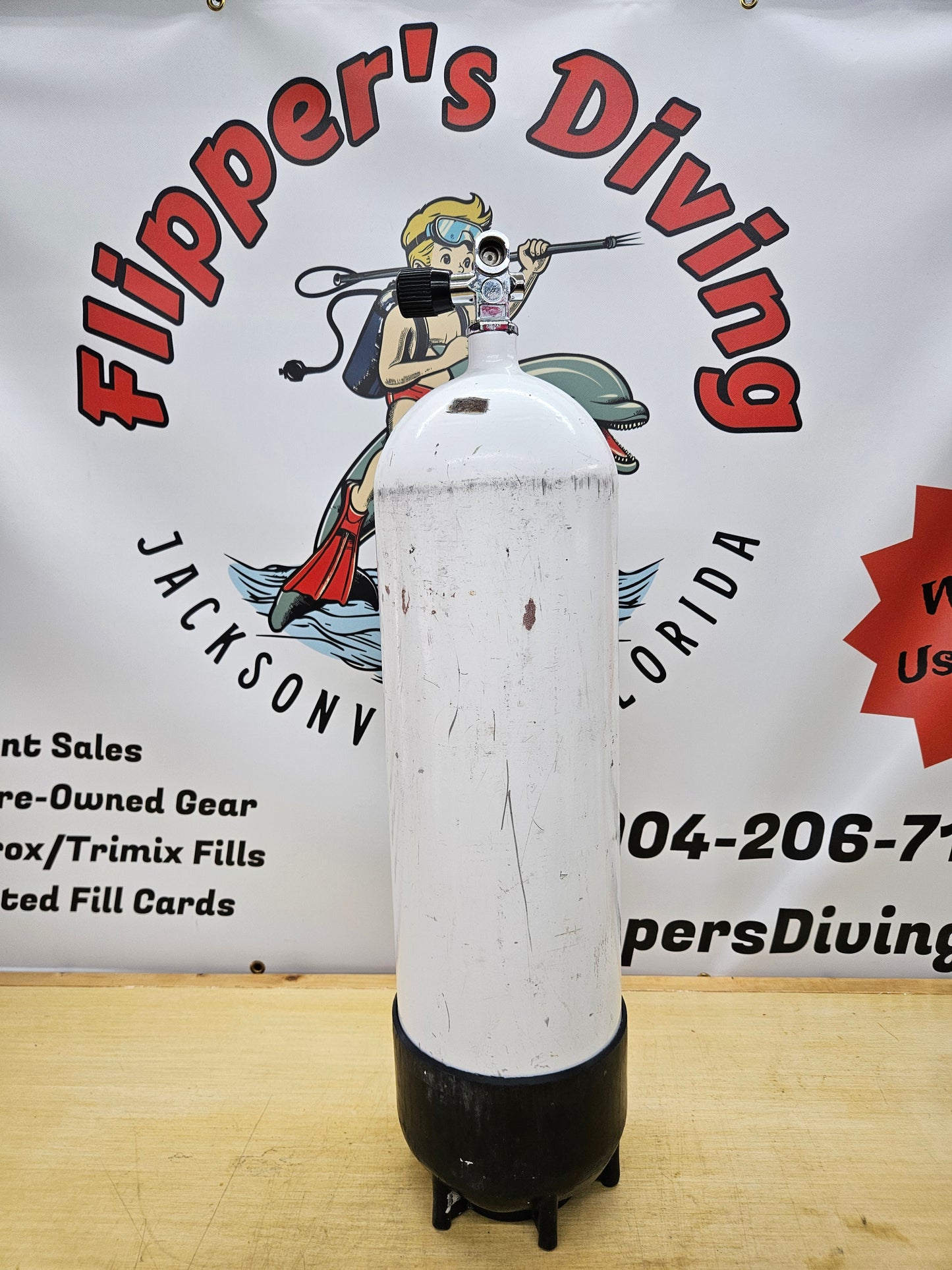 Faber LP120 Steel Scuba Cylinder