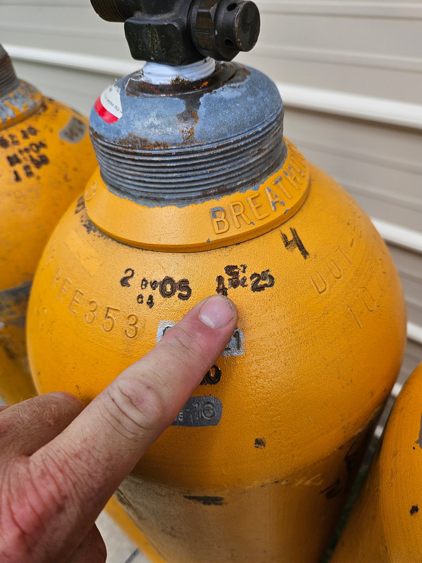 4500psi Gas Storage Bank Bottles