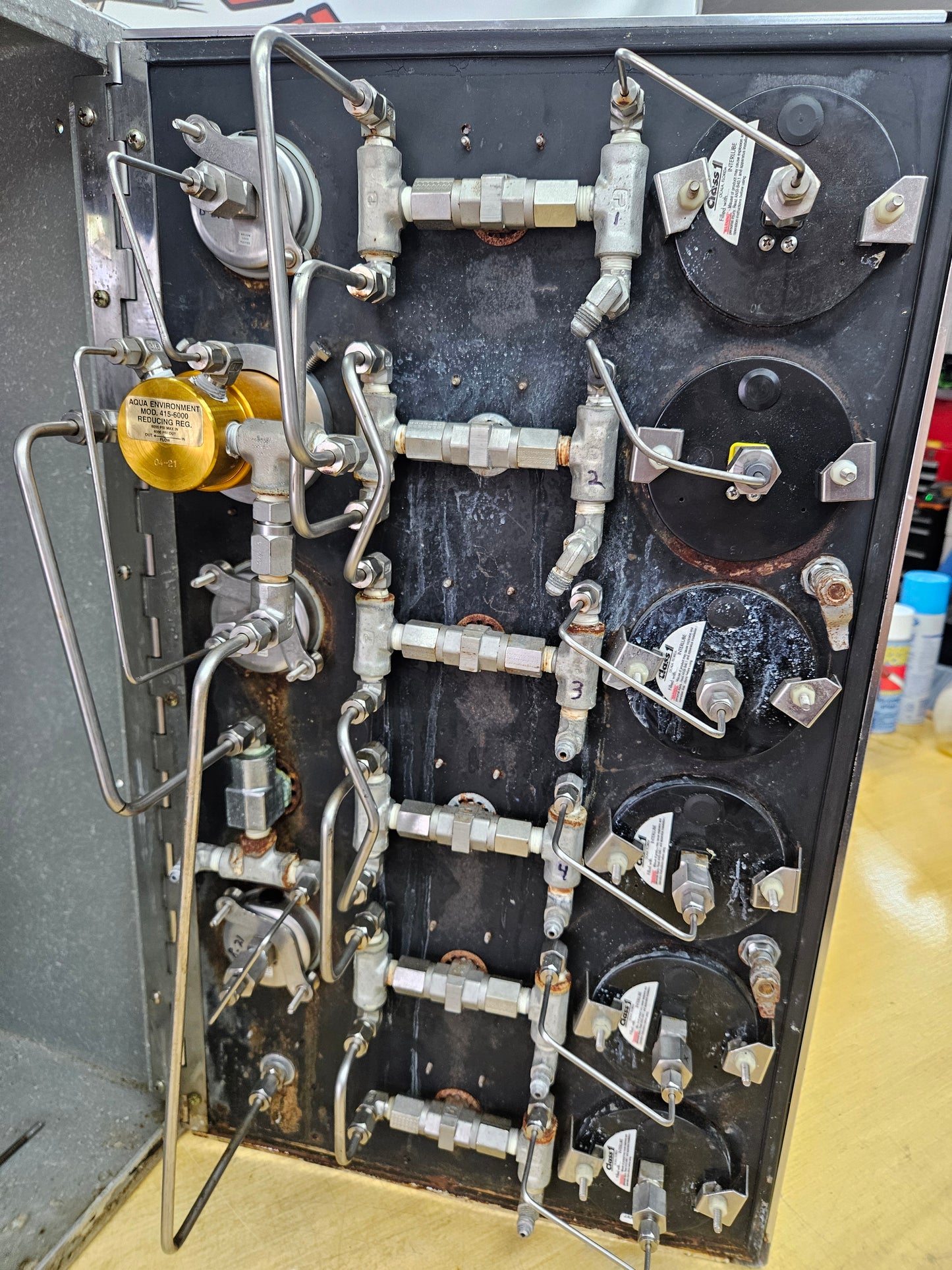 Scuba Fill Station Panel