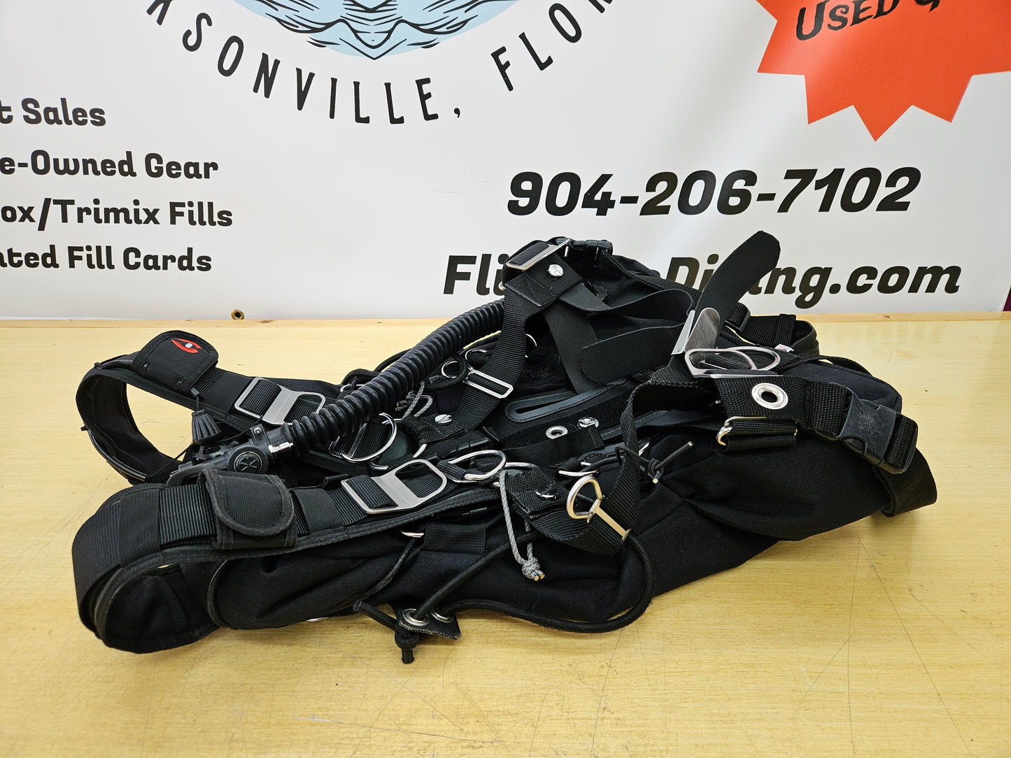 Hollis SMS100 Sidemount BCD *CUSTOM* (L-XL)