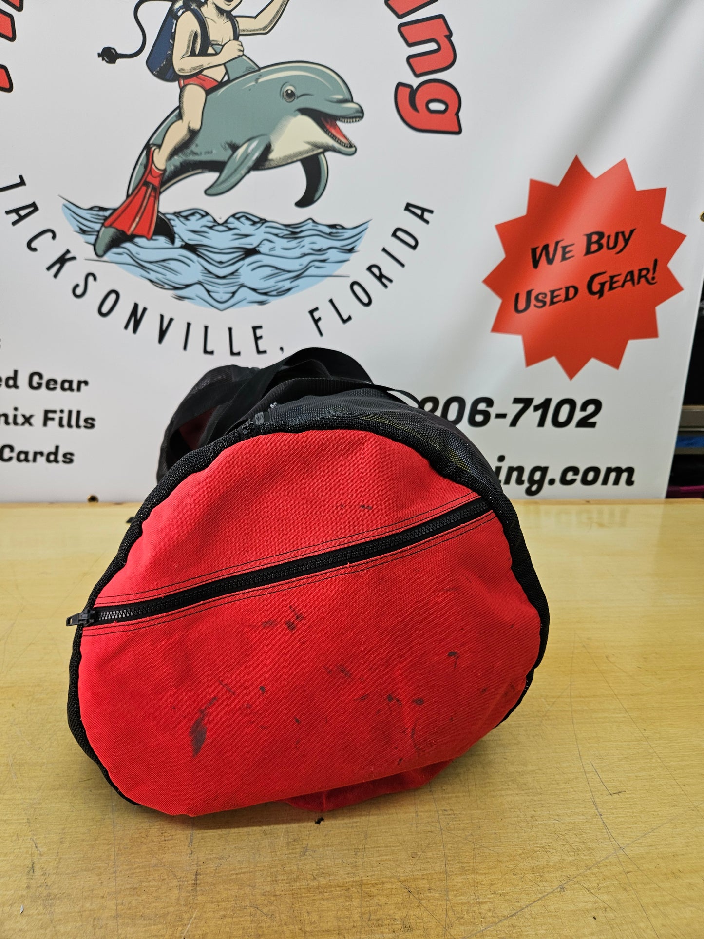 Dive Flag Mesh Equipment Bag