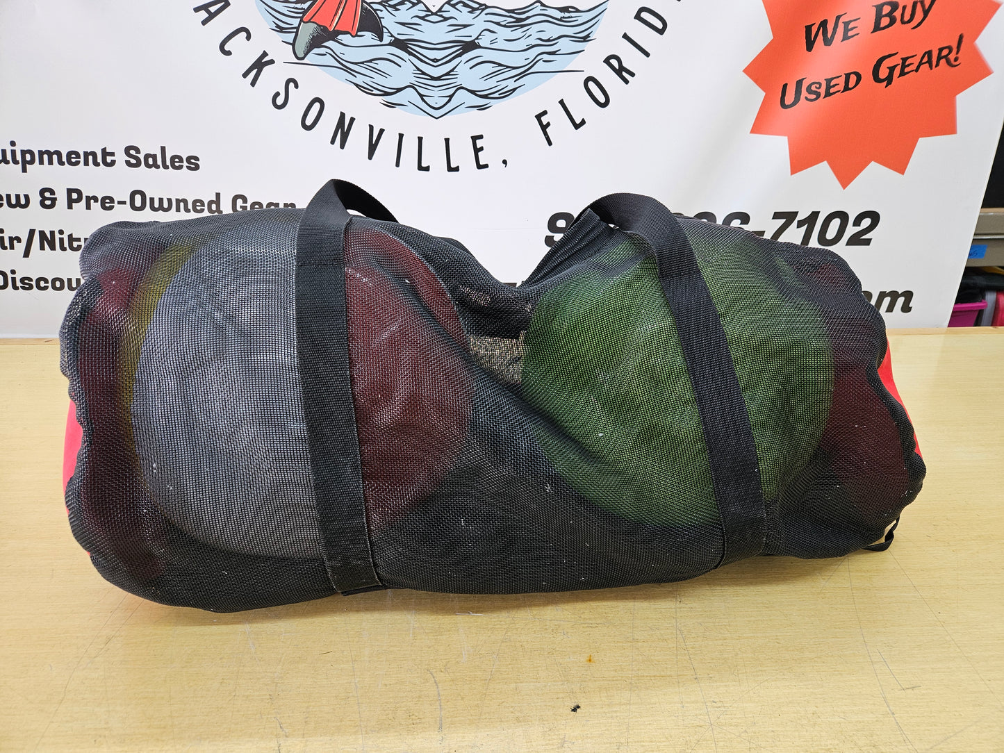 Dive Flag Mesh Equipment Bag
