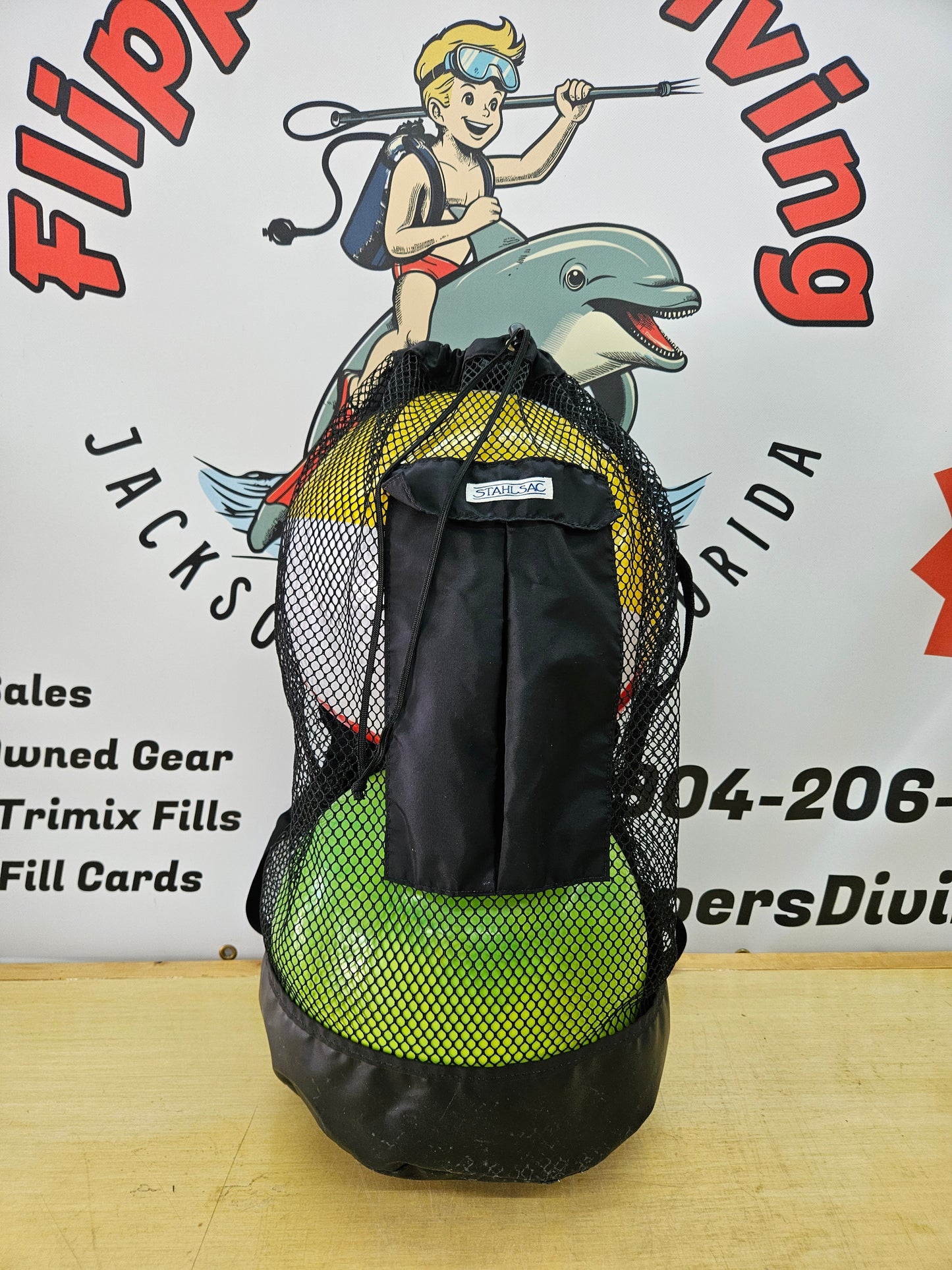 Stahlsac mesh backpack