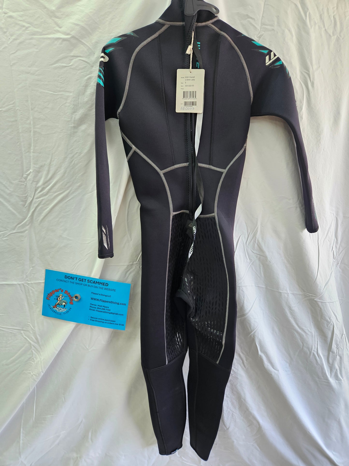 Waterproof 2.5mm Wetsuit (Ladies Small)