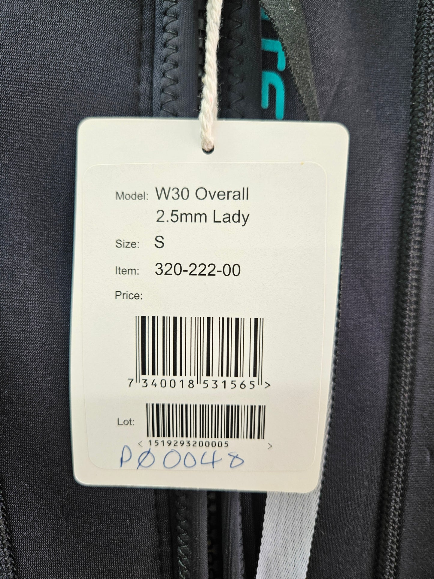 Waterproof 2.5mm Wetsuit (Ladies Small)